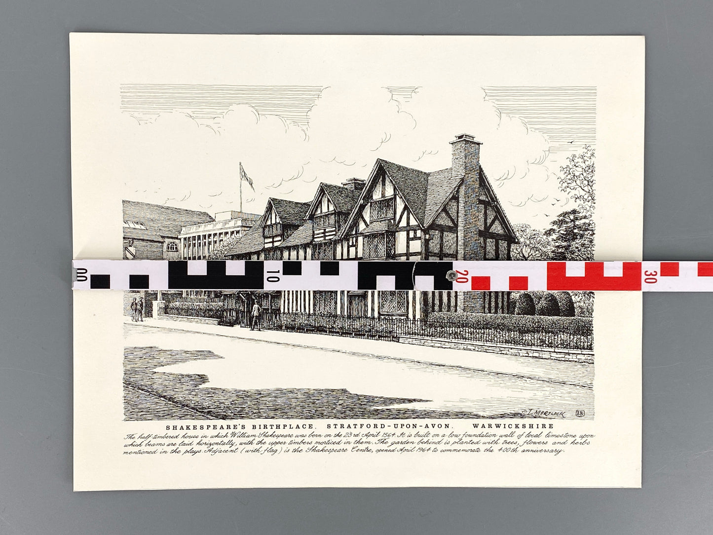 Lithografien von John Mortlock mit Motiven in Zusammenhang mit Shakepeare