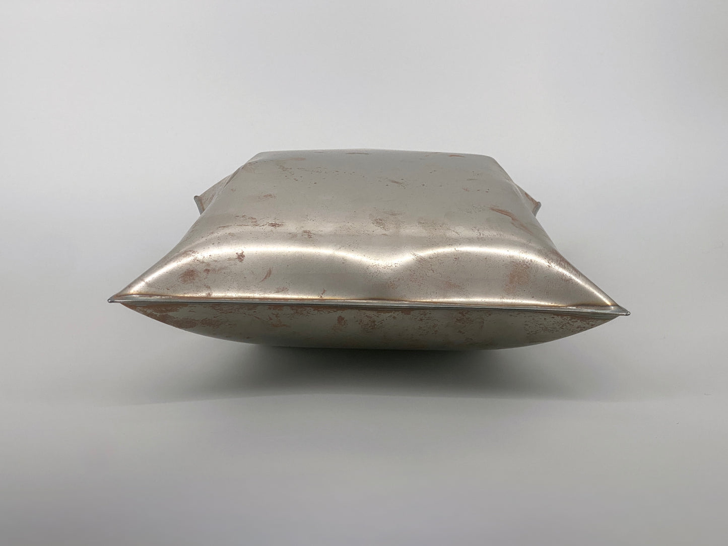 Metallkissen, Pop-Art Kunstobjekt, Edelstahl