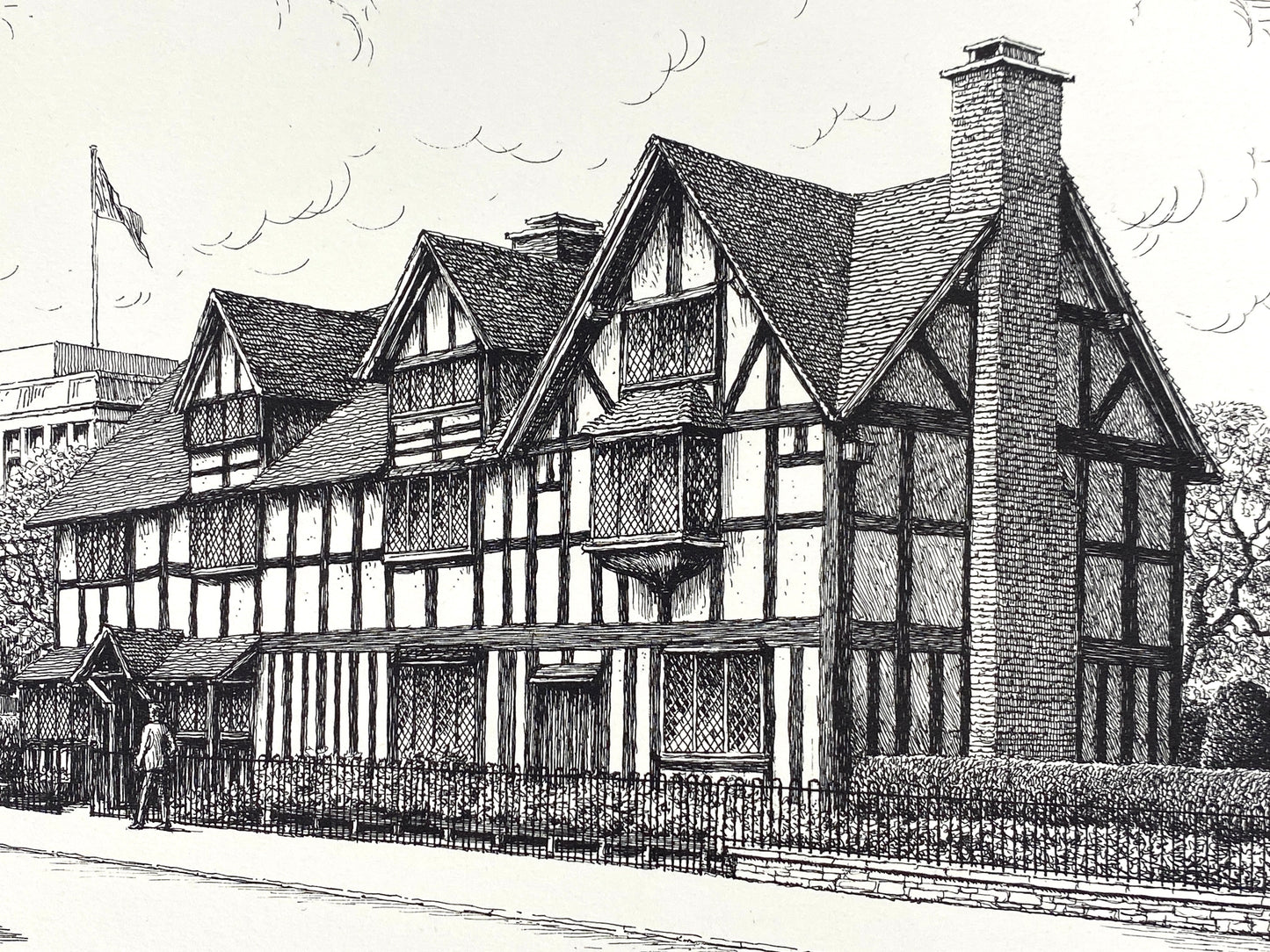 Lithografien von John Mortlock mit Motiven in Zusammenhang mit Shakepeare