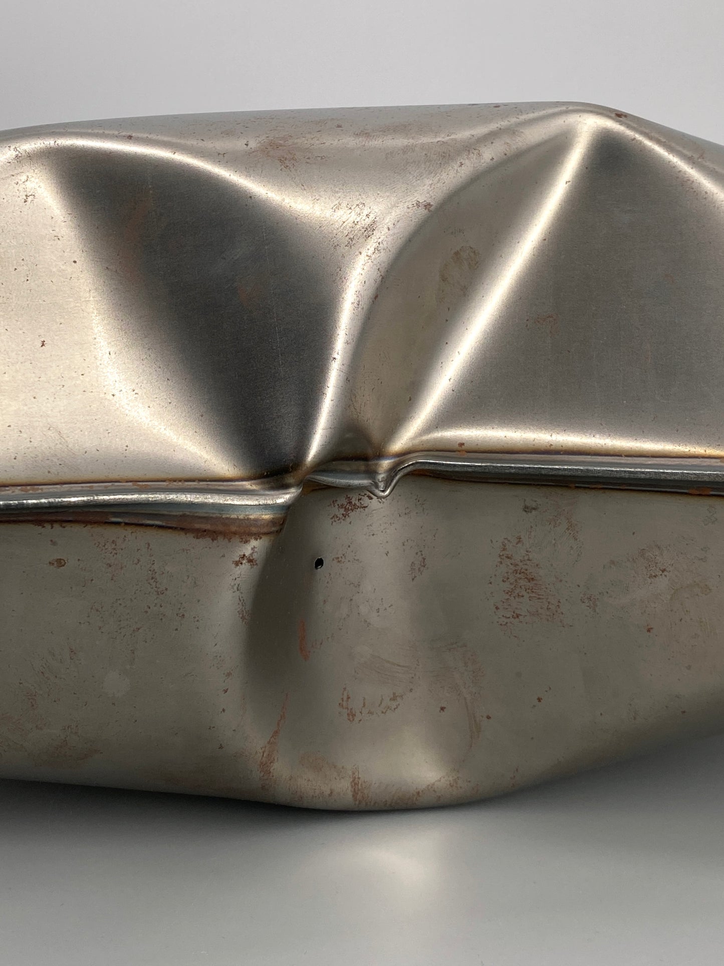 Metallkissen, Pop-Art Kunstobjekt, Edelstahl