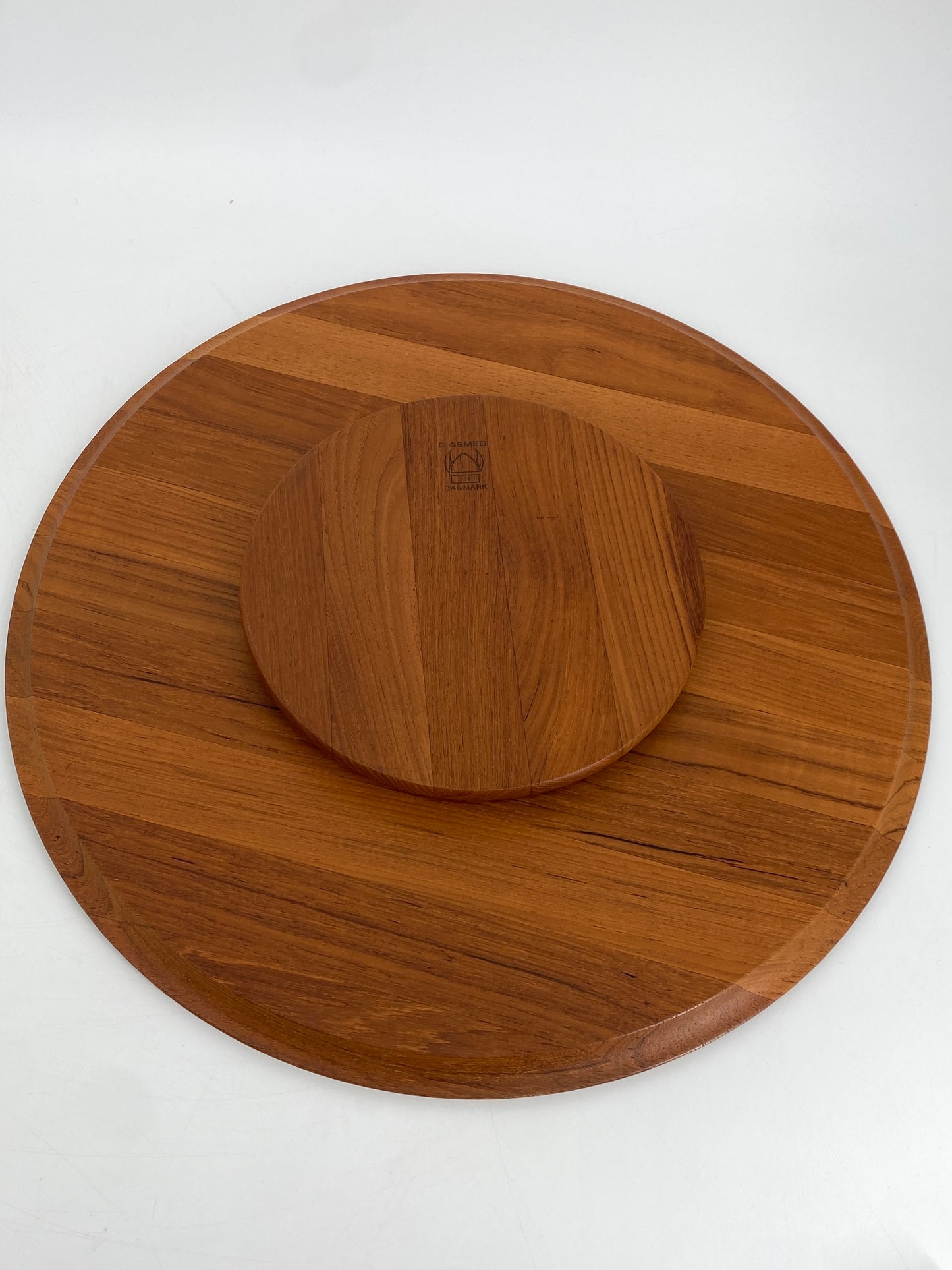 Schöner Drehteller von DIGSMED aus Teakholz, Dänemark 1960er