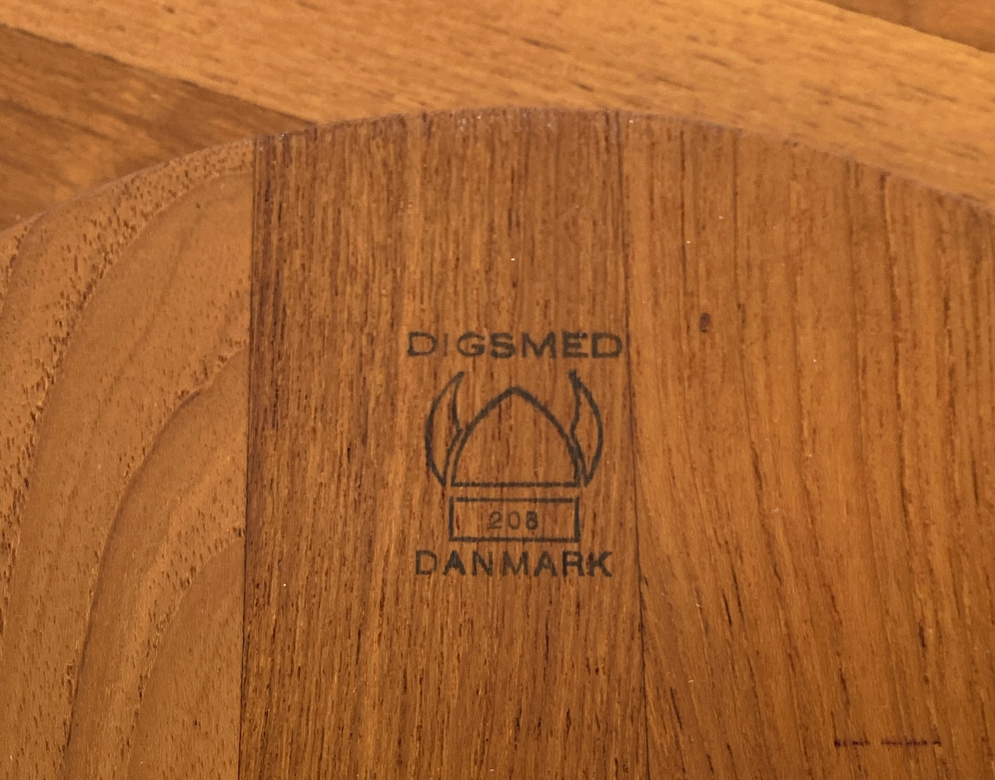 Schöner Drehteller von DIGSMED aus Teakholz, Dänemark 1960er