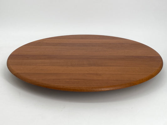 Schöner Drehteller von DIGSMED aus Teakholz, Dänemark 1960er