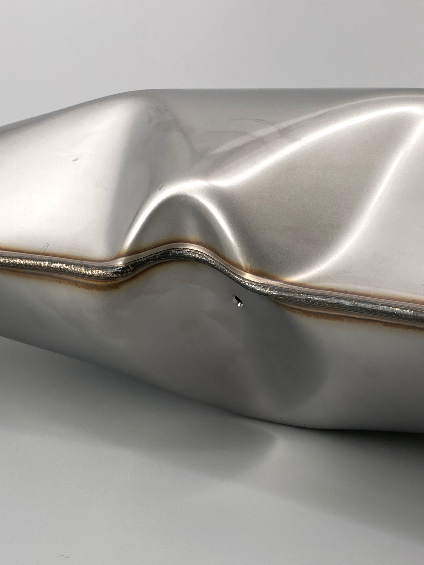 Metallkissen, Pop-Art Kunstobjekt, Edelstahl