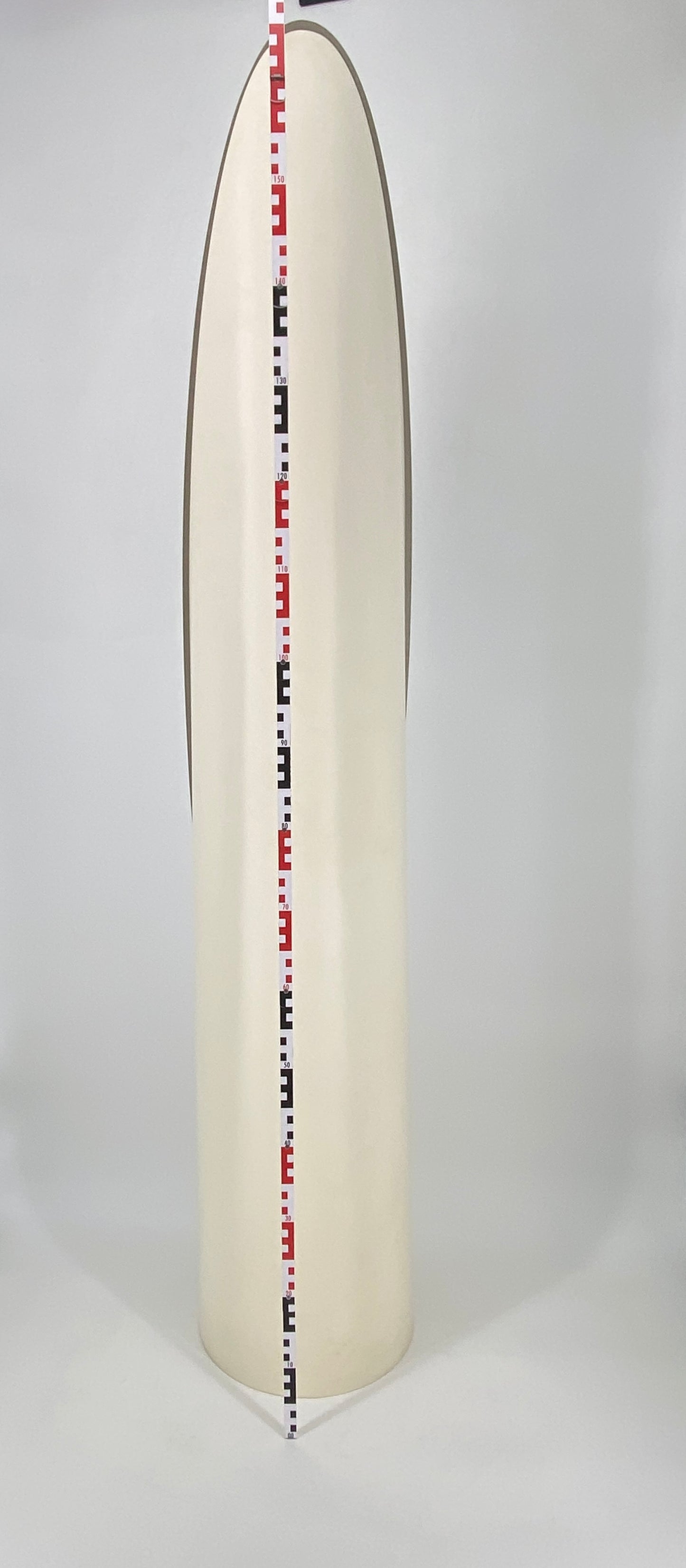 Lipstick Spiegel in weiß, mit Spiegelglas von Schöninger Kristallglas, 70er