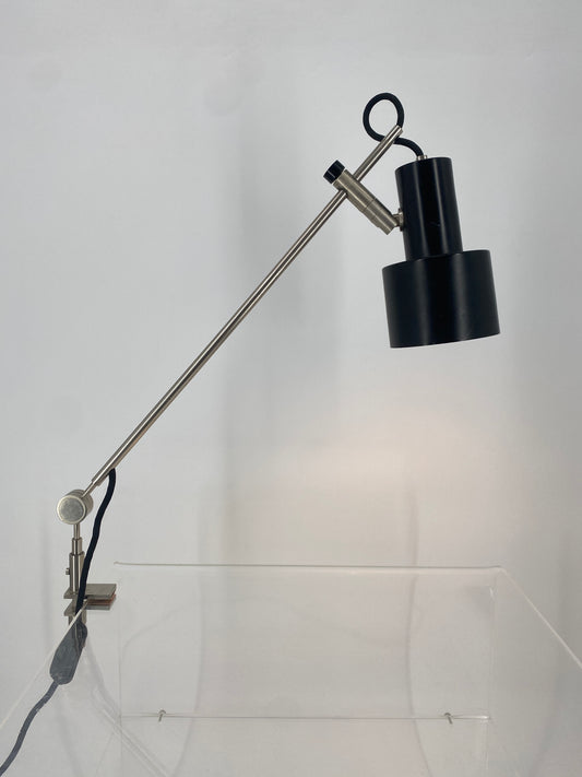 Seltene Klemm-Schreibtischlampe Modell 256 von Tito Agnoli für OLUCE, Italien 1950er