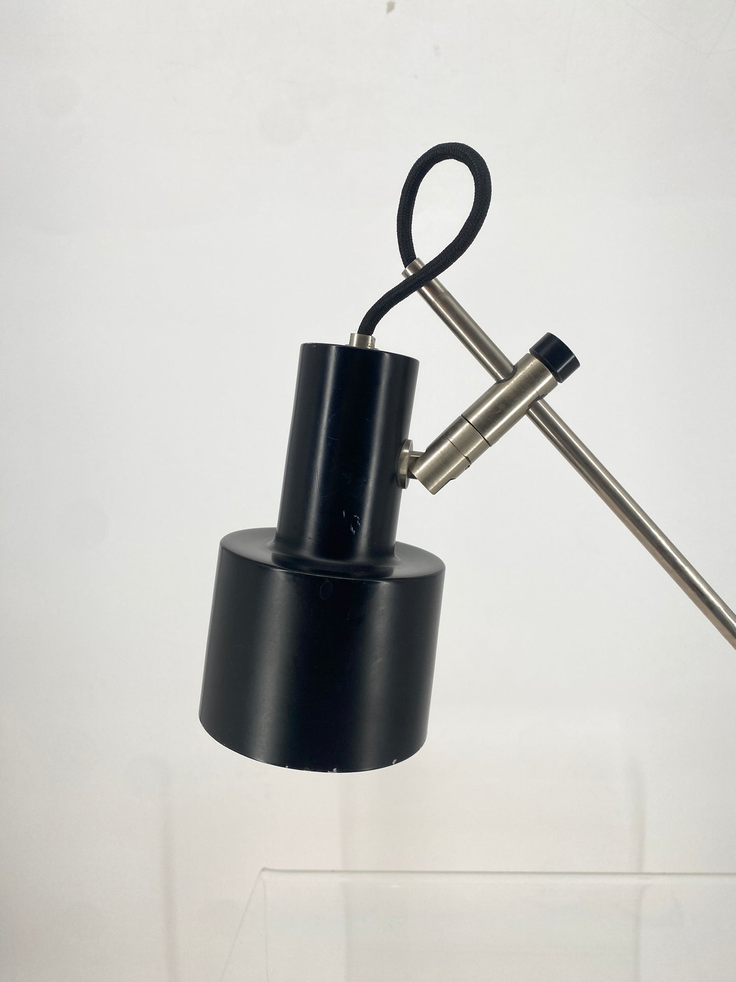 Seltene Klemm-Schreibtischlampe Modell 256 von Tito Agnoli für OLUCE, Italien 1950er