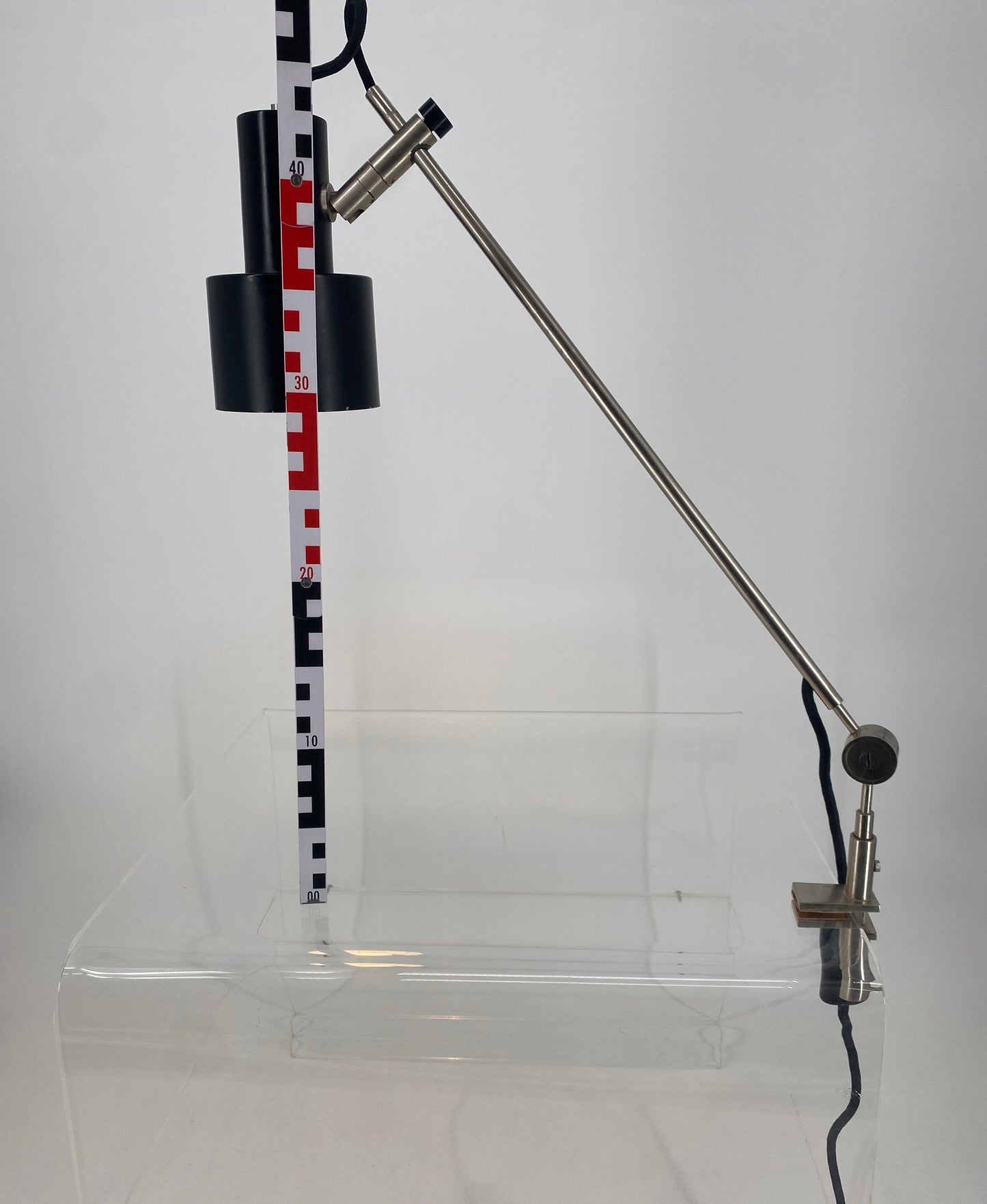 Seltene Klemm-Schreibtischlampe Modell 256 von Tito Agnoli für OLUCE, Italien 1950er