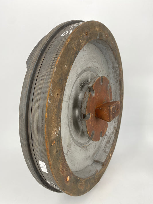 Industrielle Gußform für Schwungräder, Umlenkrollen etc. Skulpturales Objekt