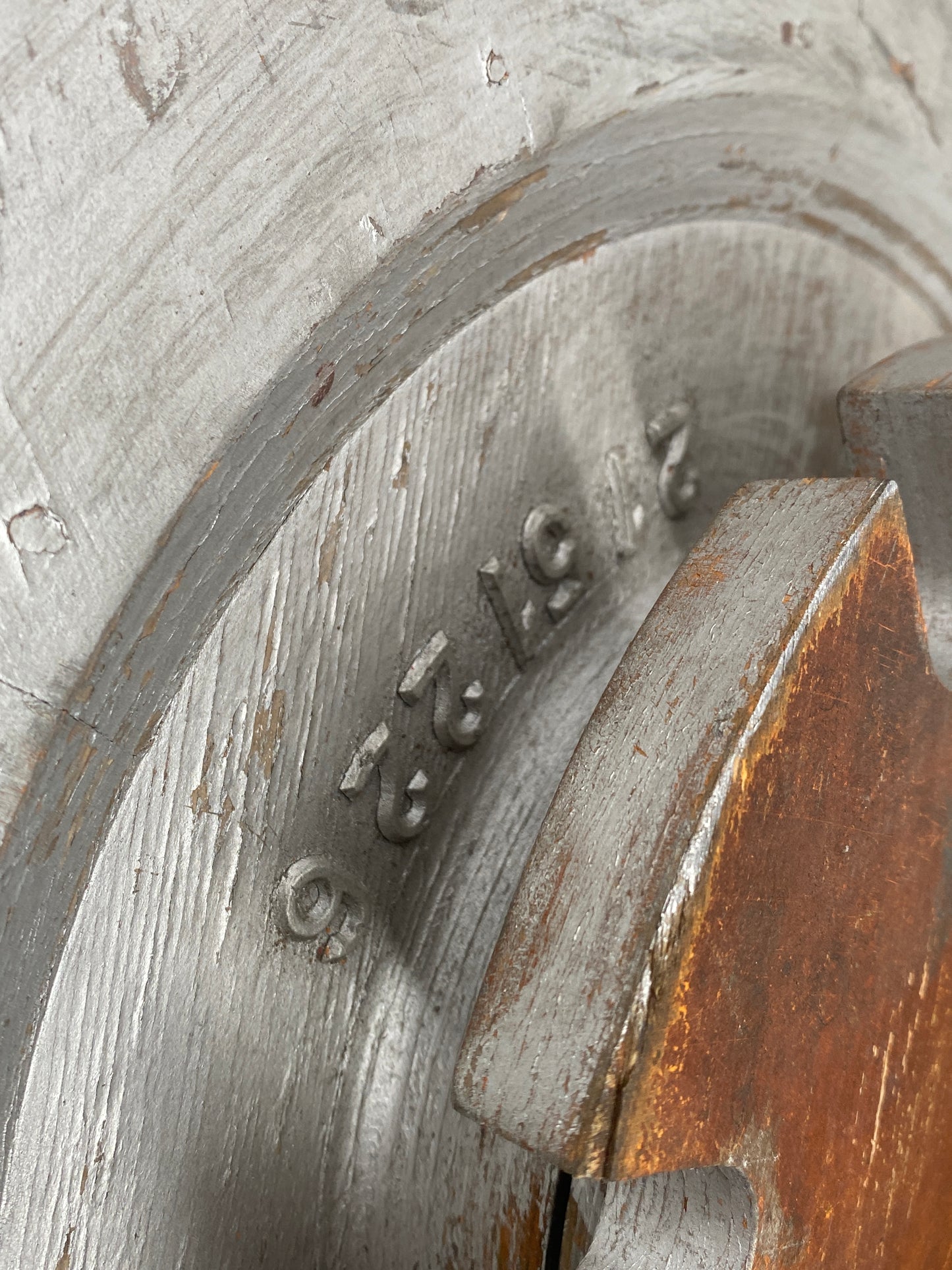 Industrielle Gußform für Schwungräder, Umlenkrollen etc. Skulpturales Objekt