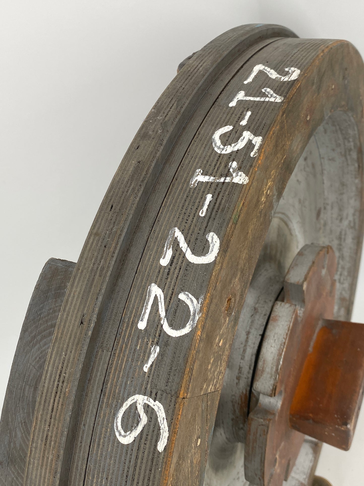 Industrielle Gußform für Schwungräder, Umlenkrollen etc. Skulpturales Objekt