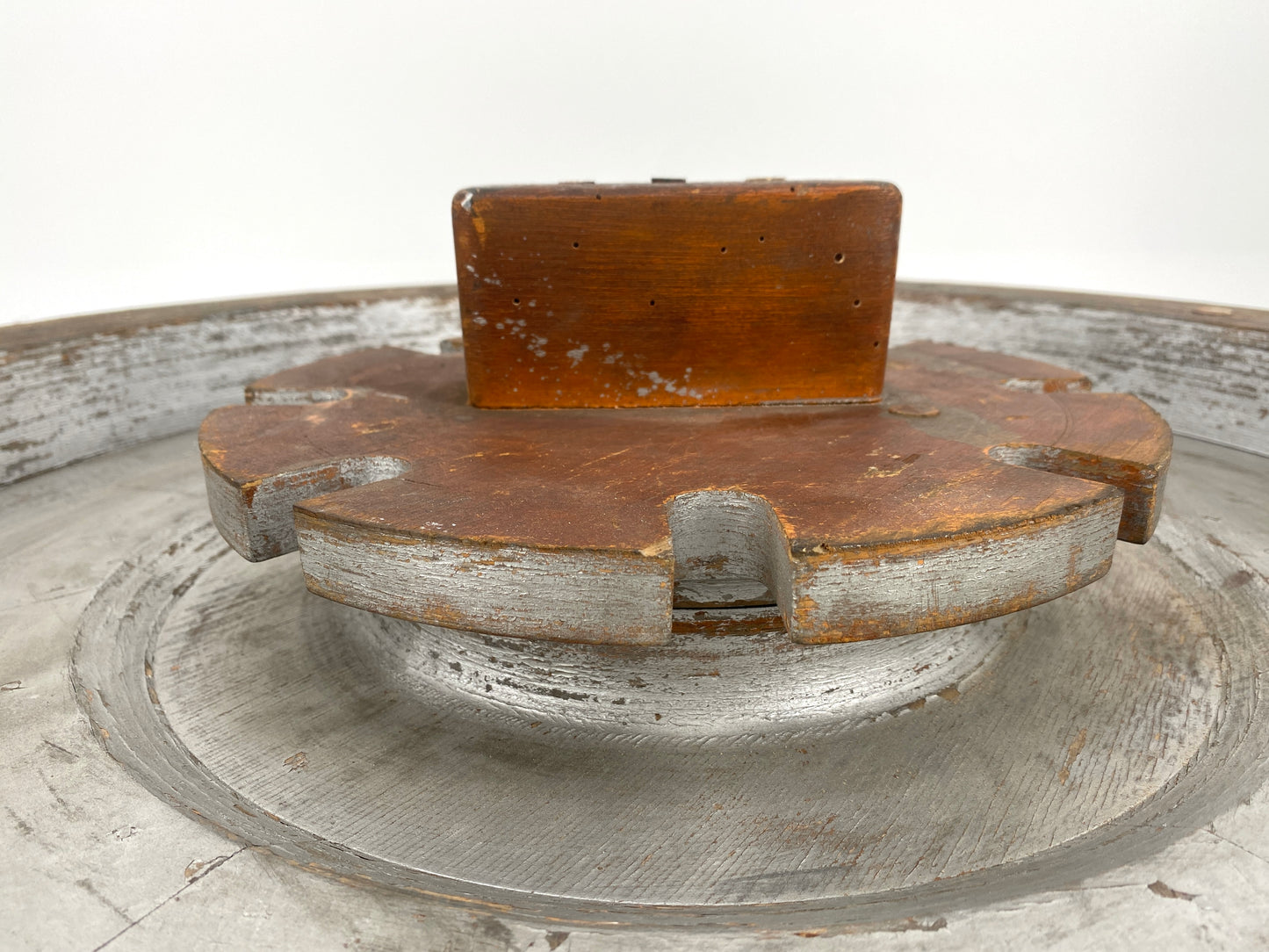 Industrielle Gußform für Schwungräder, Umlenkrollen etc. Skulpturales Objekt