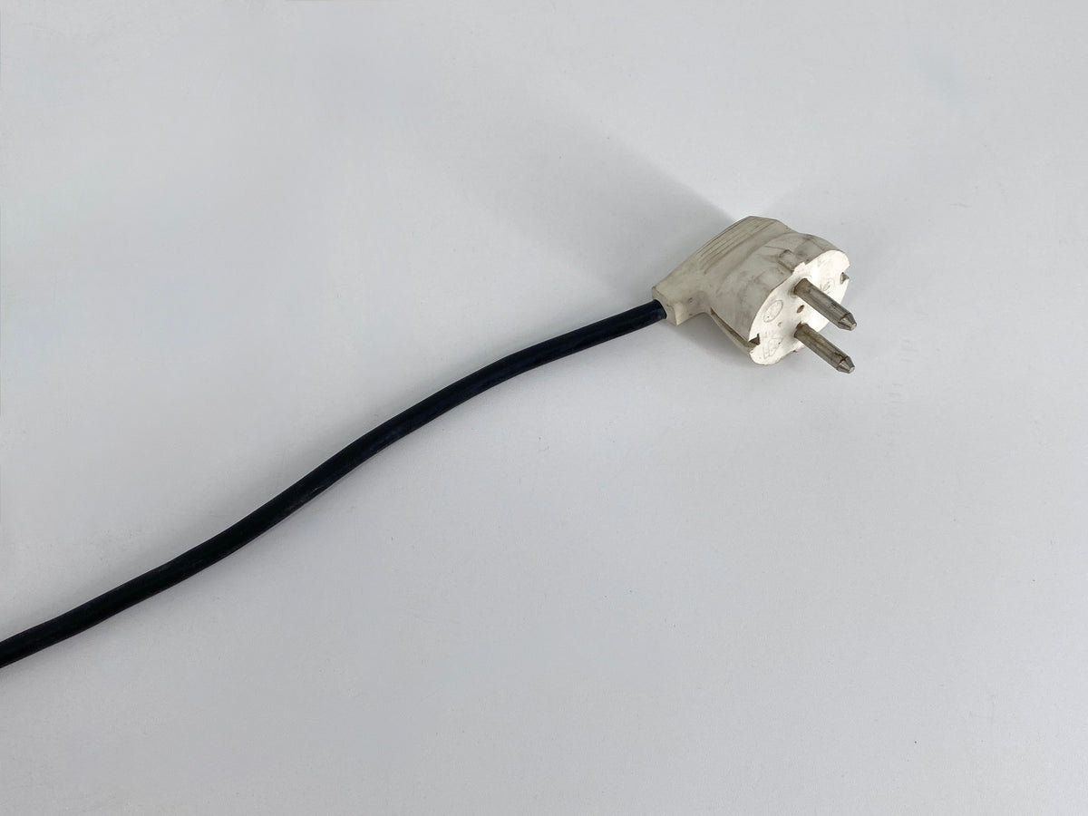 Stehlampe von Staff mit orangefarbenem Stoffschirm, Deutschland 70er