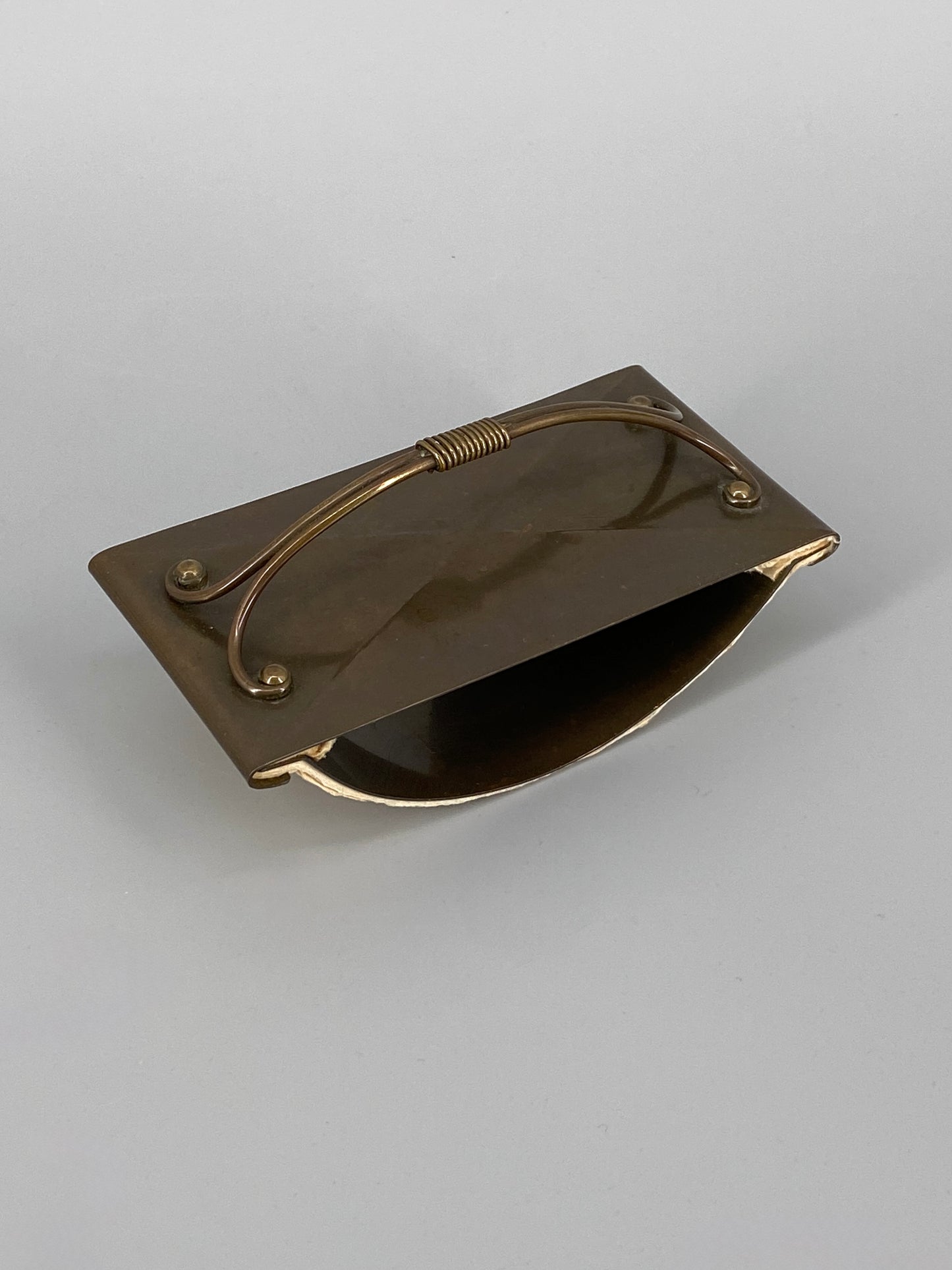 Art Deco Löschwiege aus Bronze