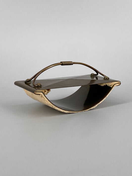 Art Deco Löschwiege aus Bronze