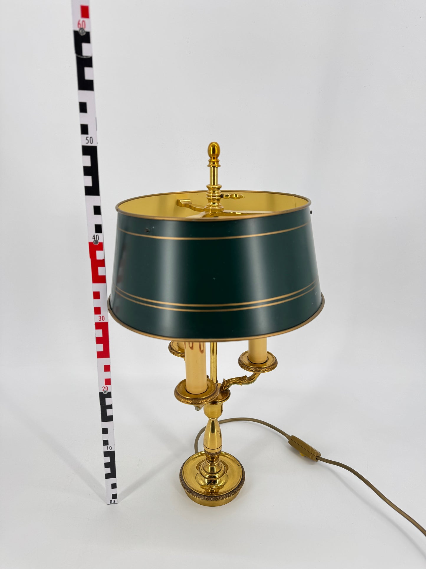 Lucien Gau Paris, Tischlampe, Empire Bouillotte, Bronze