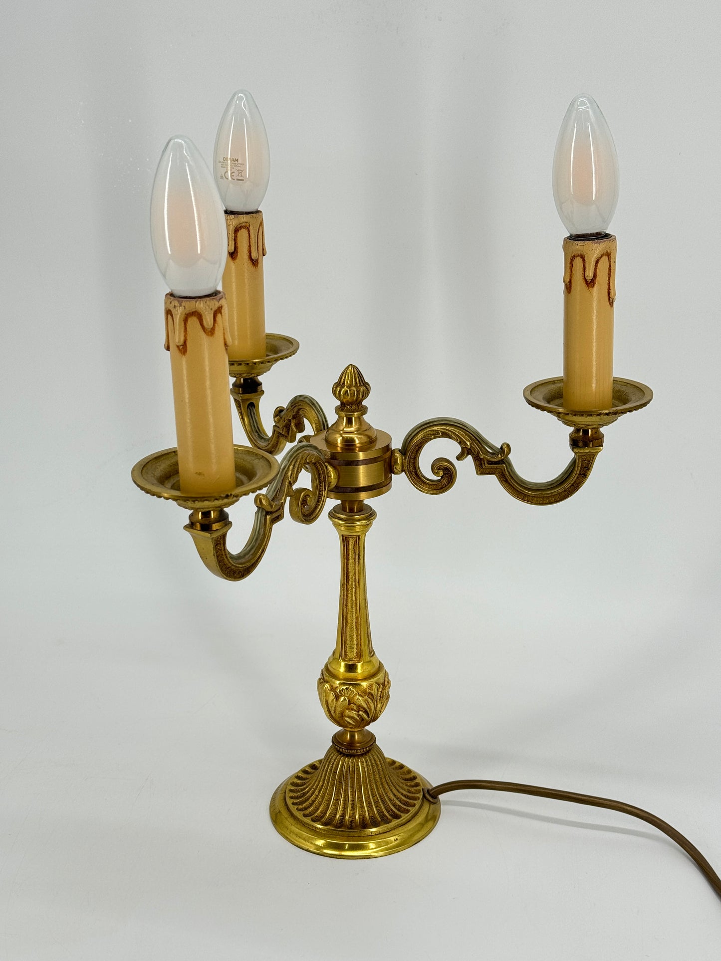Lucien Gau, Tischlampe, Empire Bouillotte Stil