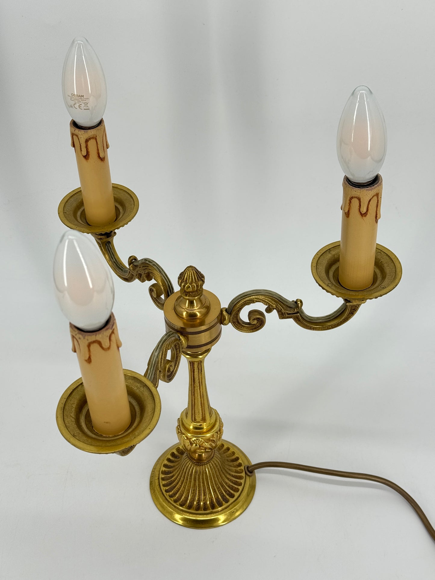 Lucien Gau, Tischlampe, Empire Bouillotte Stil