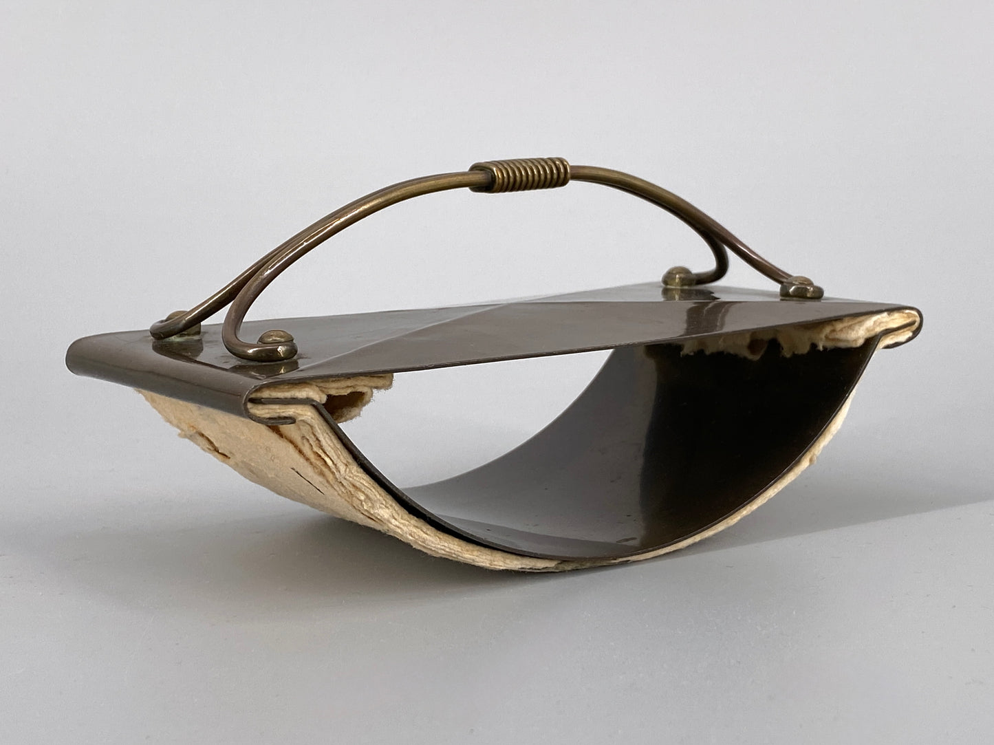 Art Deco Löschwiege aus Bronze