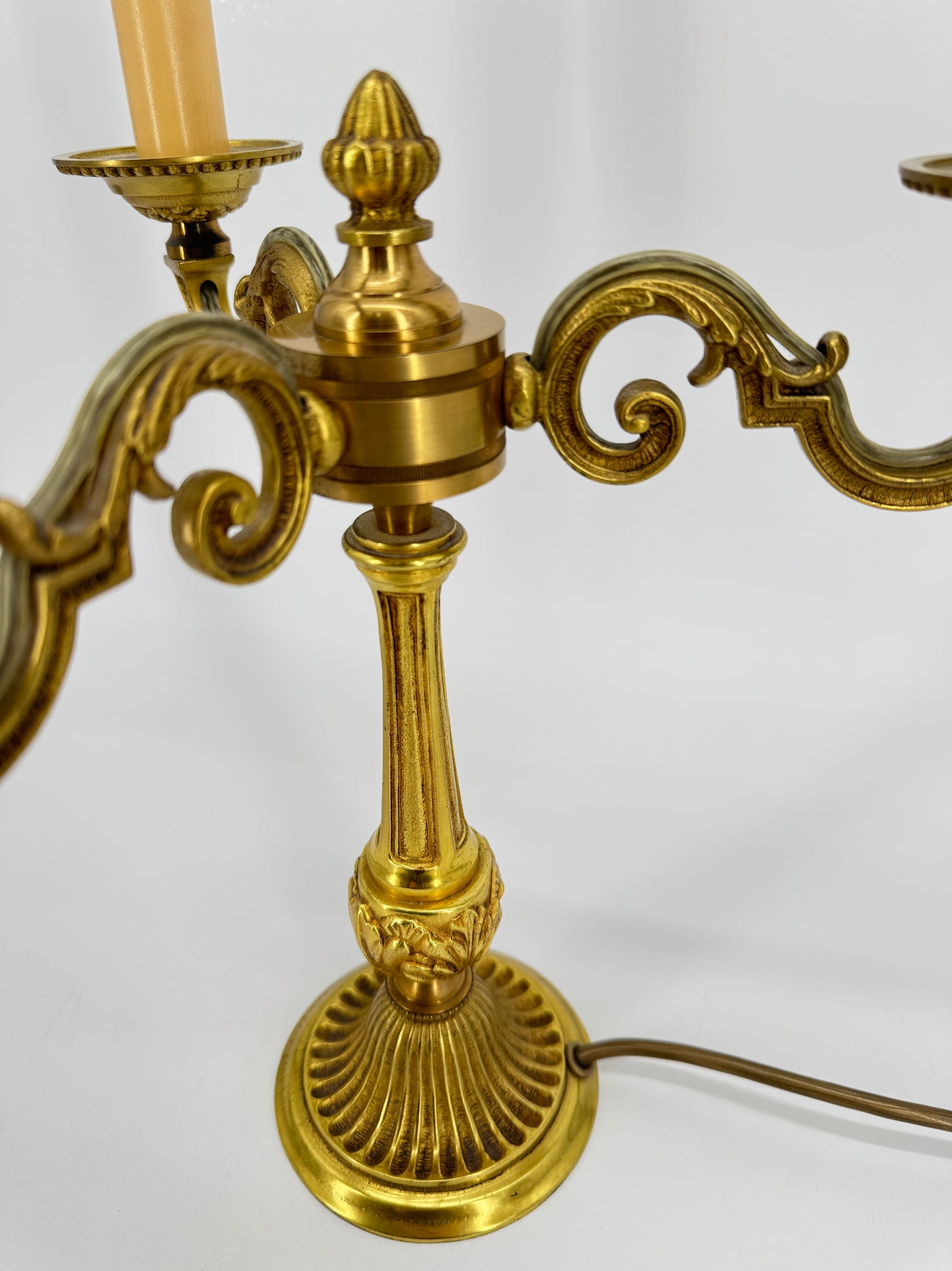 Lucien Gau, Tischlampe, Empire Bouillotte Stil