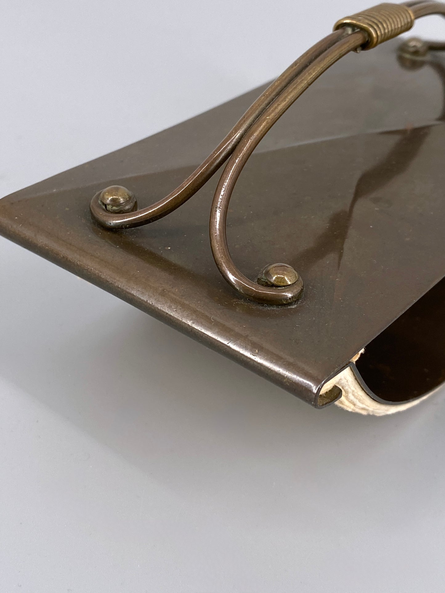 Art Deco Löschwiege aus Bronze