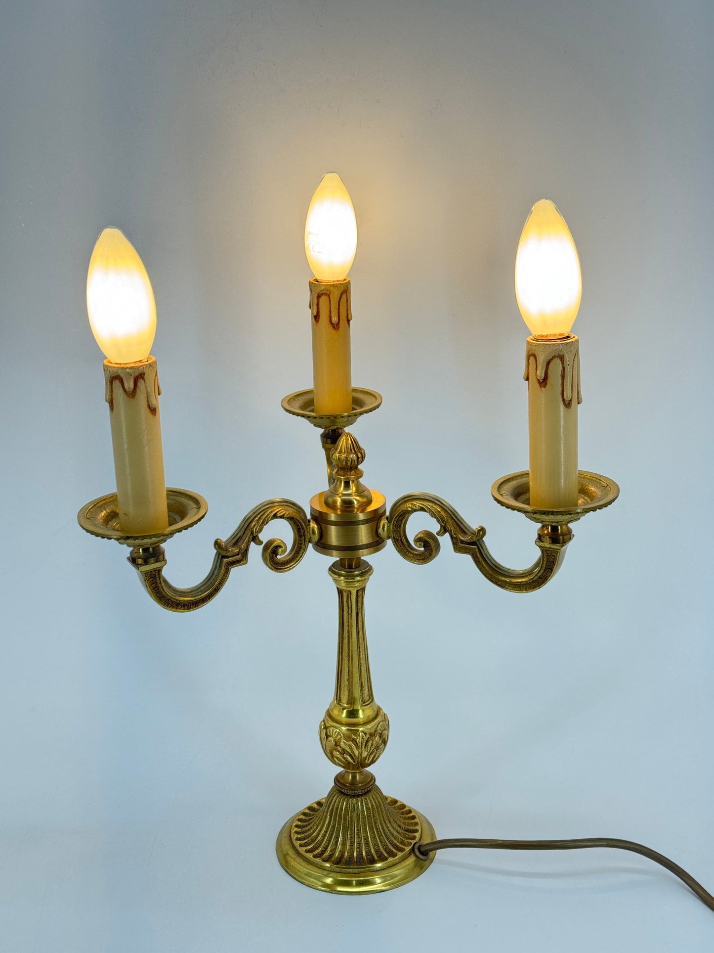 Lucien Gau, Tischlampe, Empire Bouillotte Stil