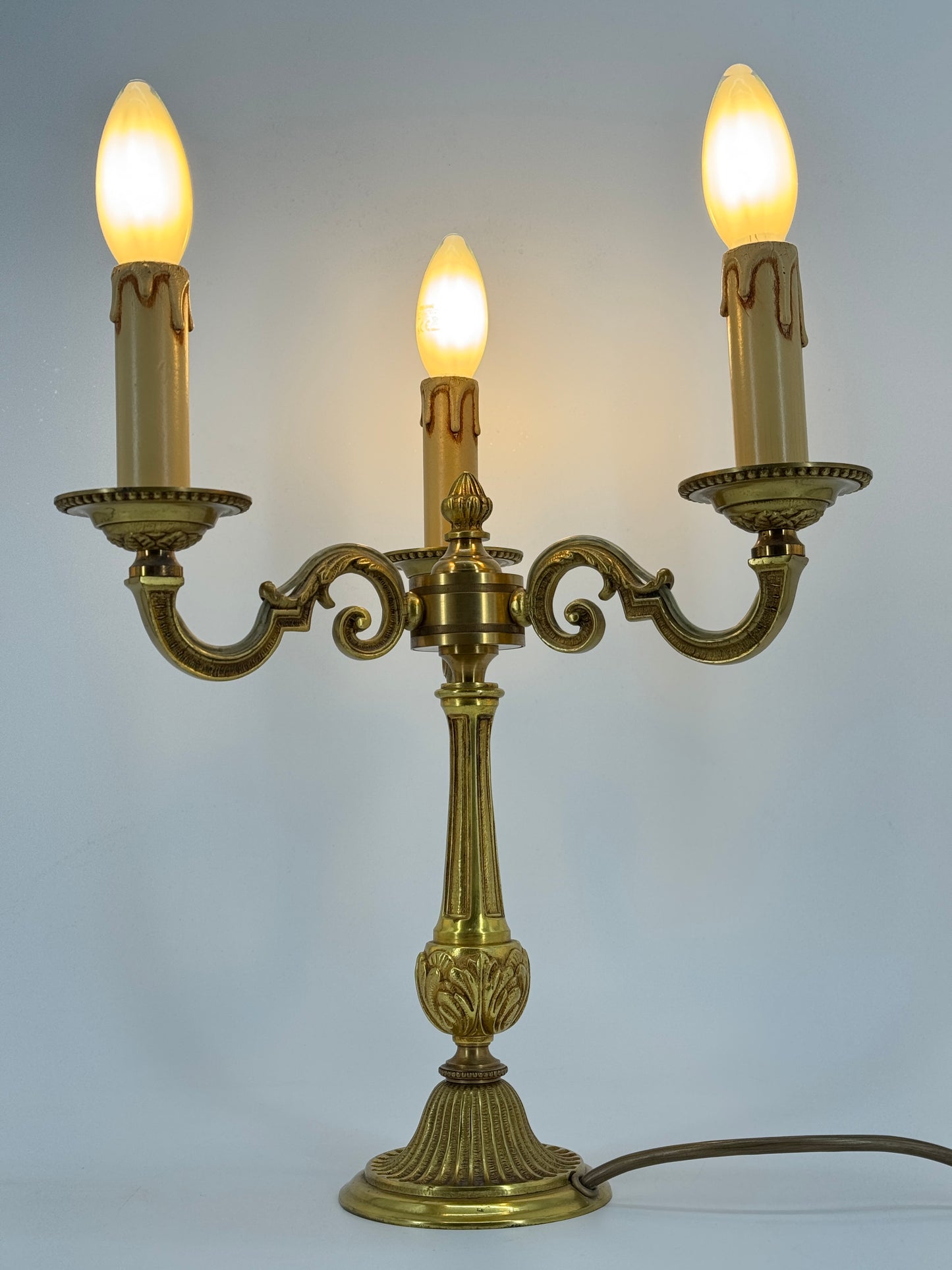 Lucien Gau, Tischlampe, Empire Bouillotte Stil