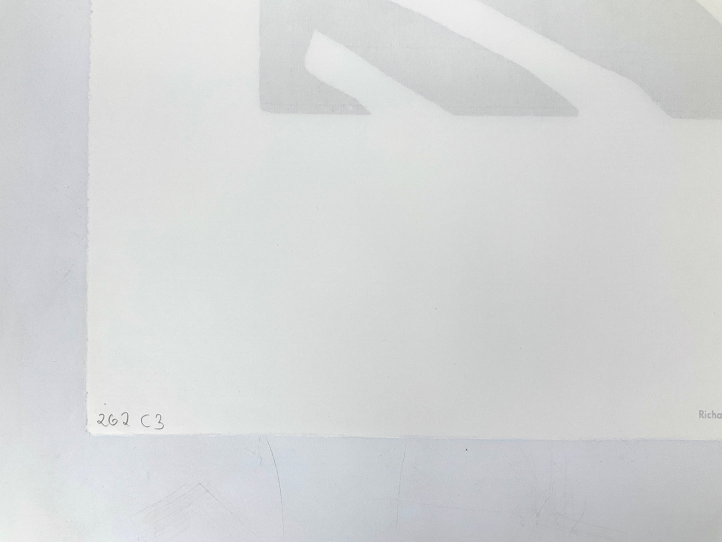 Holzschnitt von Richard Haizmann für Griffelkunst, 1991