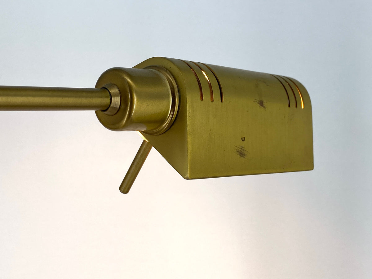 Dimmbare Stehlampe / Leselampe von Holtkötter Leuchten aus Messing, 90er