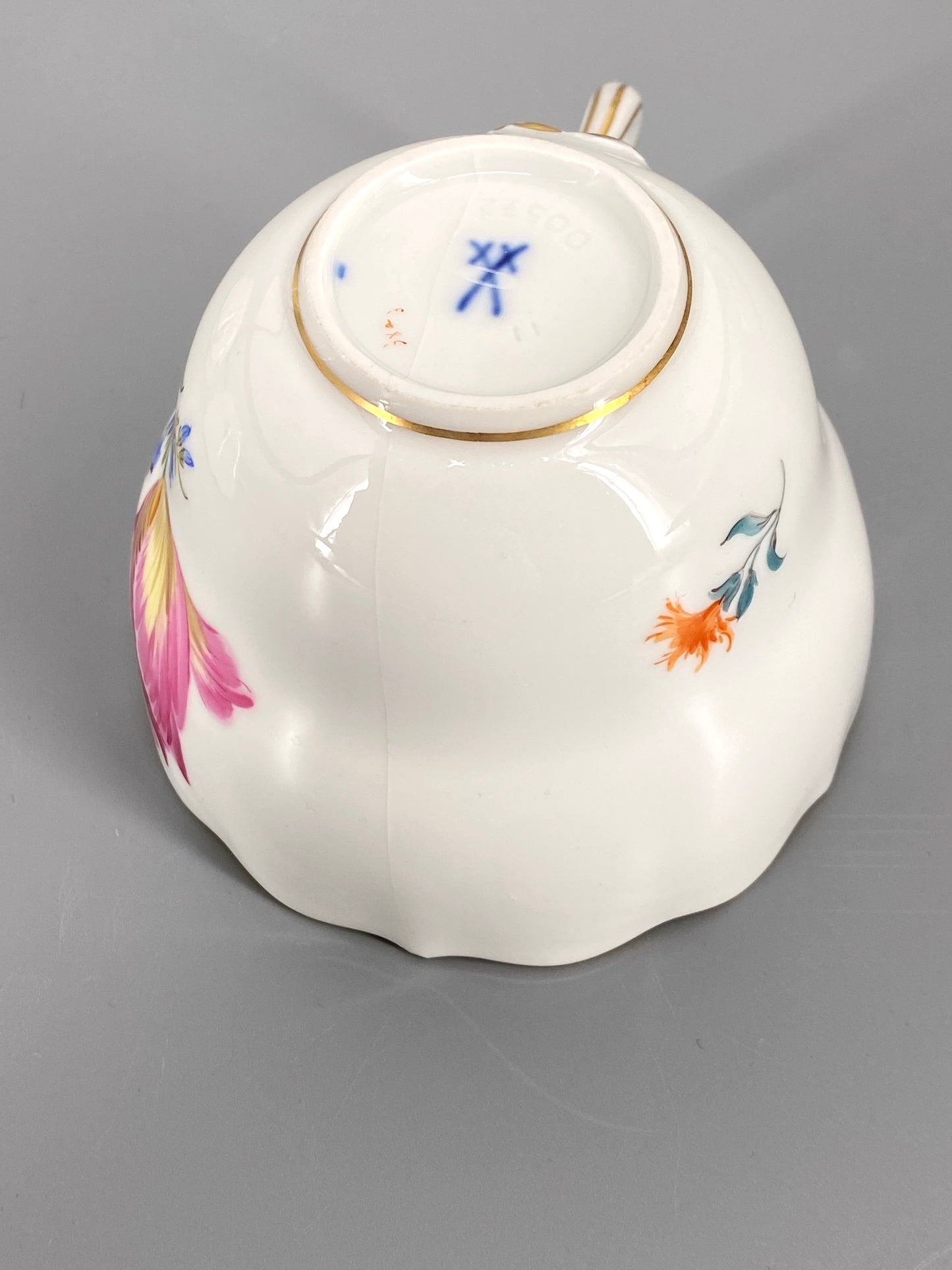 6 Porzellan Gedecke von Meissen, 21-teilig