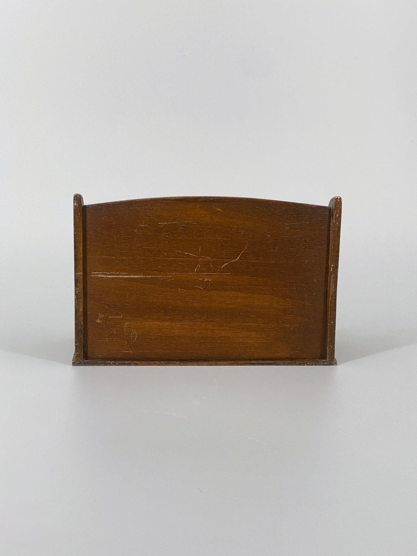 Vintage Briefhalter aus Holz