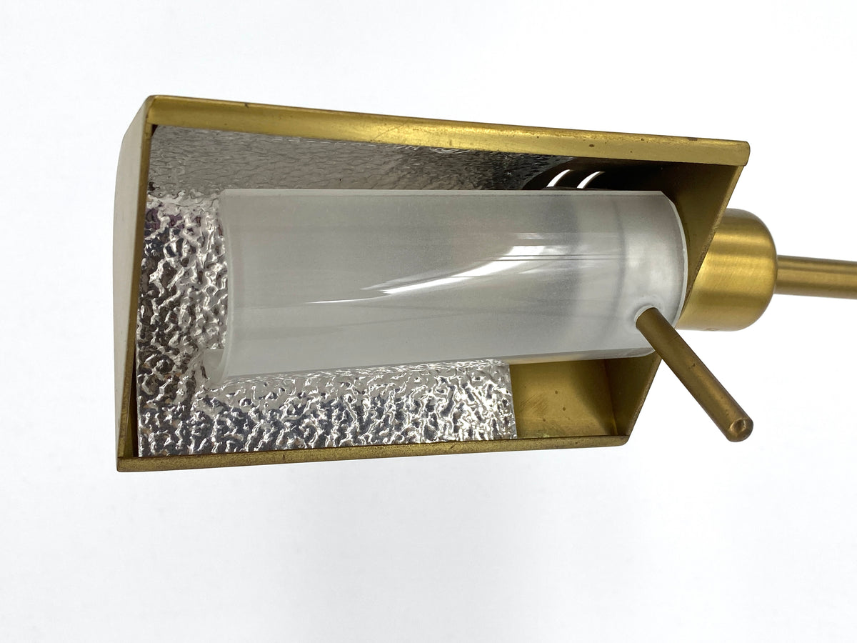 Dimmbare Stehlampe / Leselampe von Holtkötter Leuchten aus Messing, 90er