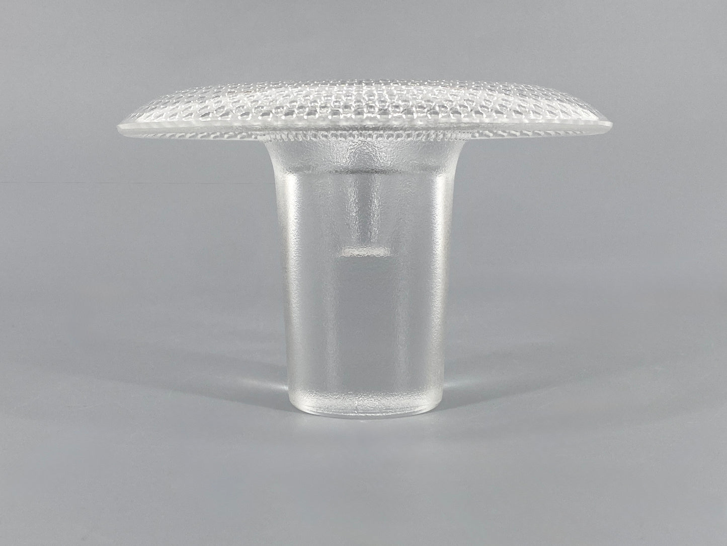 Blumenförmiger Kerzenhalter aus transparentem Glas von Tapio Wirkkala für Rosenthal, 60er
