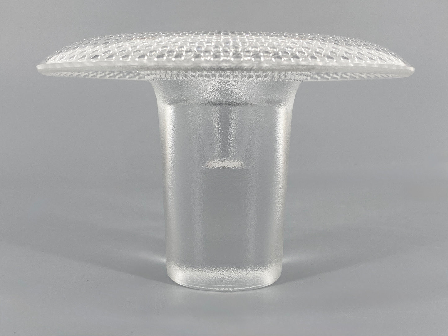 Blumenförmiger Kerzenhalter aus transparentem Glas von Tapio Wirkkala für Rosenthal, 60er