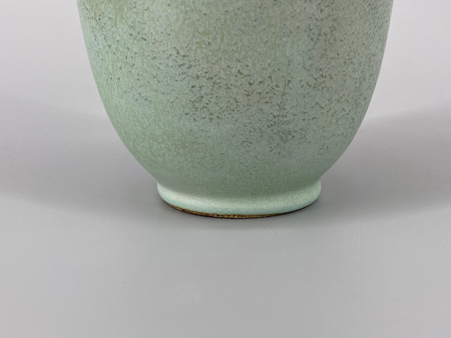 Mid Century Vase in Mintgrün, 60er