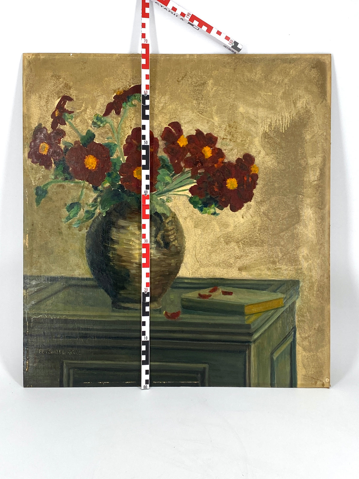 Ölgemälde von Etie Senffleben-Krull (1901–1987) mit Signatur der Künstlerin, Unikat