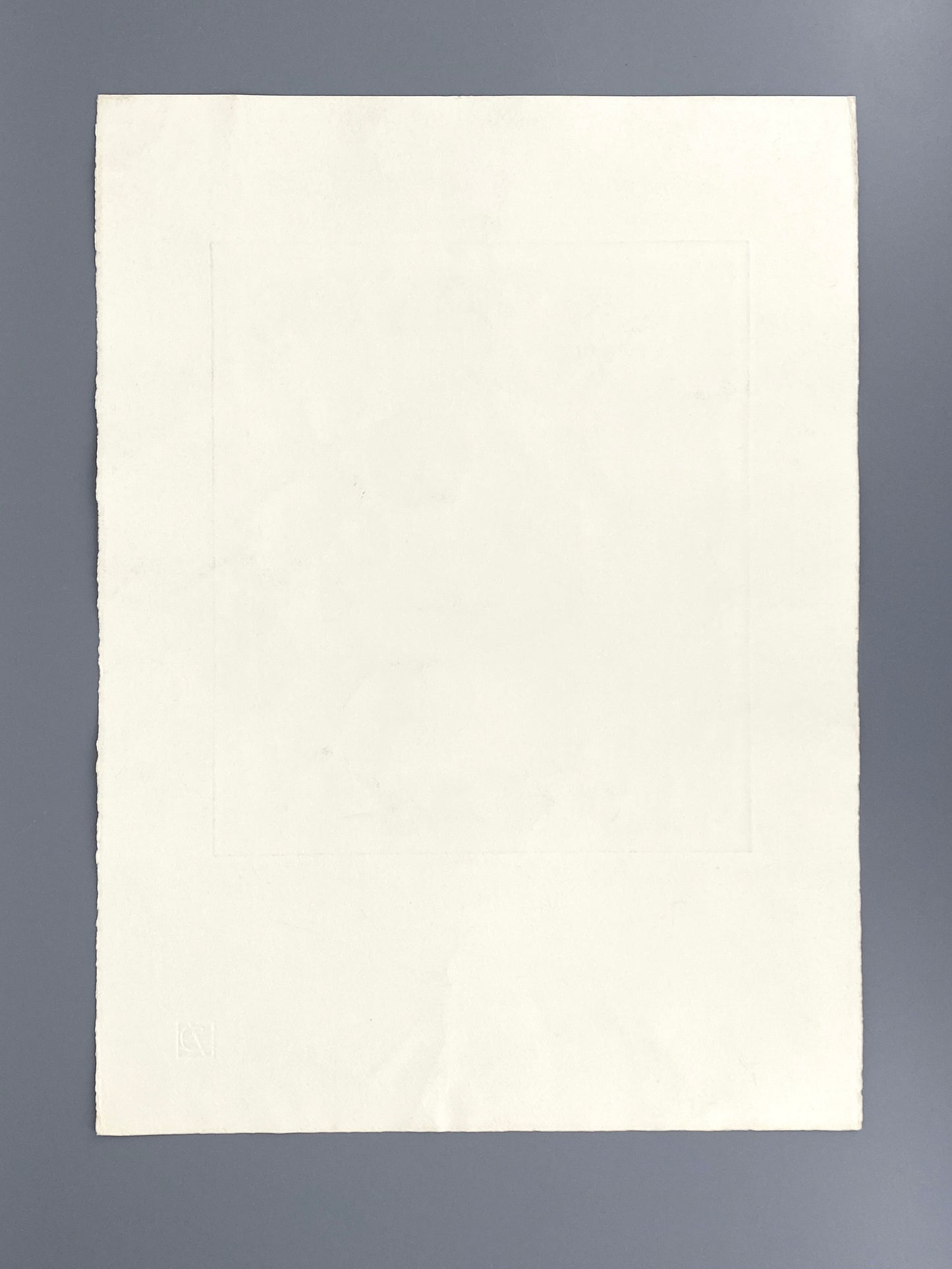 Aquarellierte Radierung "Christus und die Sünder" von Kurt Mühlenhaupt (1921–2006), 1977