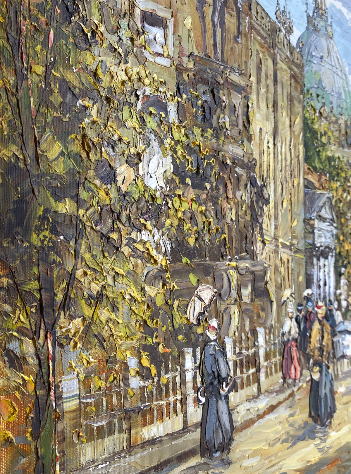 Ölgemälde "Historische Berliner Stadtansicht" von August Alexander Wendehals (1934–2003), Unikat