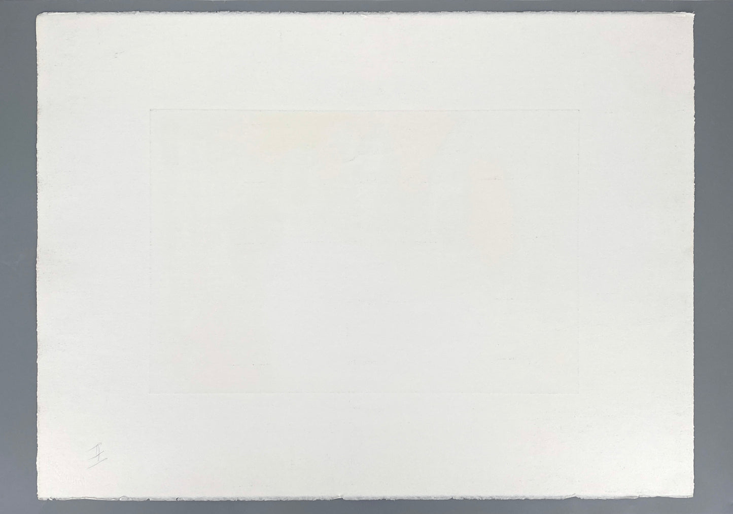 Signierte Aquatintaradierung mit sonderbarer Stimmung von unbekanntem Künstler, 1995