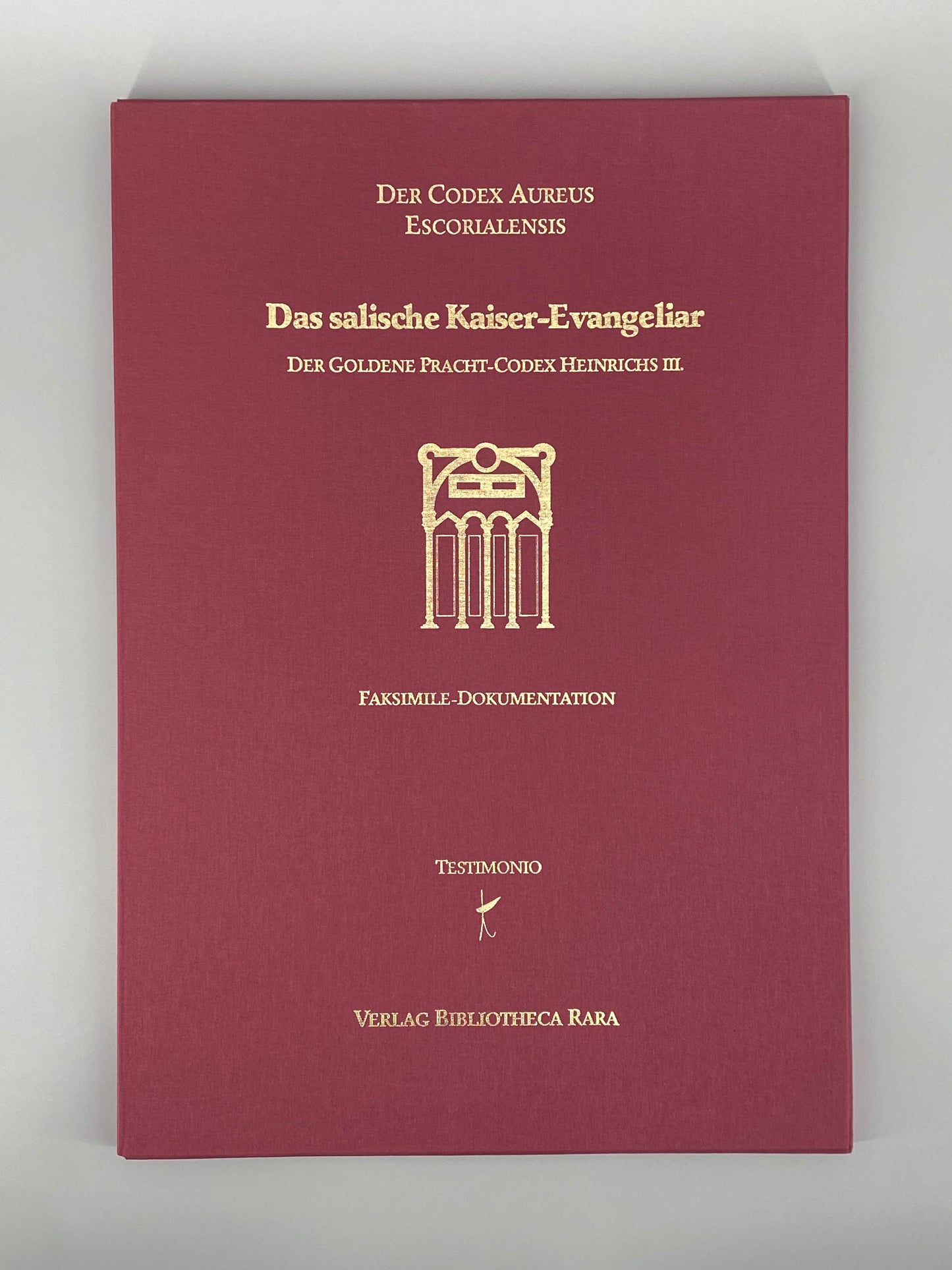3 hochwertigen Faksimile-Kunstdrucken von dem salischen Kaiser-Evangeliar / dem Codex Aureus Escorialensis / dem goldene Evangelienbuch Kaiser Heinrichs III., 2003