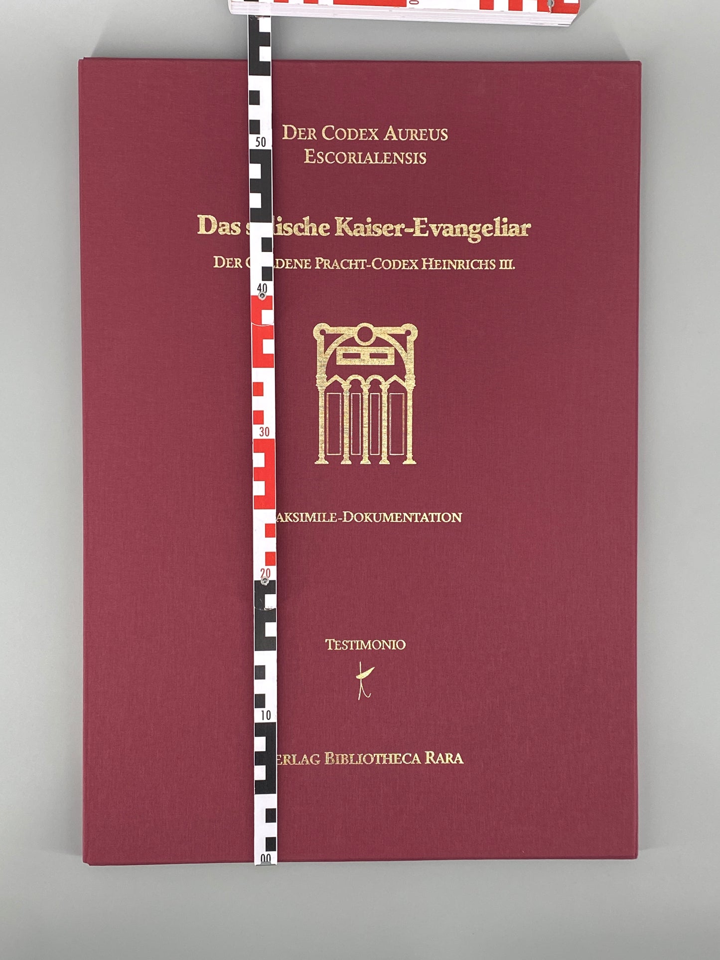 3 hochwertigen Faksimile-Kunstdrucken von dem salischen Kaiser-Evangeliar / dem Codex Aureus Escorialensis / dem goldene Evangelienbuch Kaiser Heinrichs III., 2003