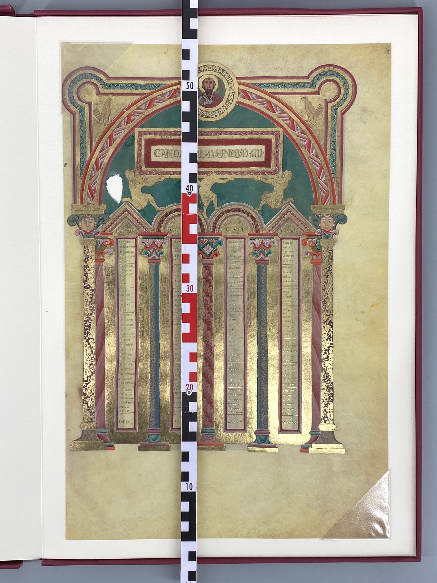 3 hochwertigen Faksimile-Kunstdrucken von dem salischen Kaiser-Evangeliar / dem Codex Aureus Escorialensis / dem goldene Evangelienbuch Kaiser Heinrichs III., 2003