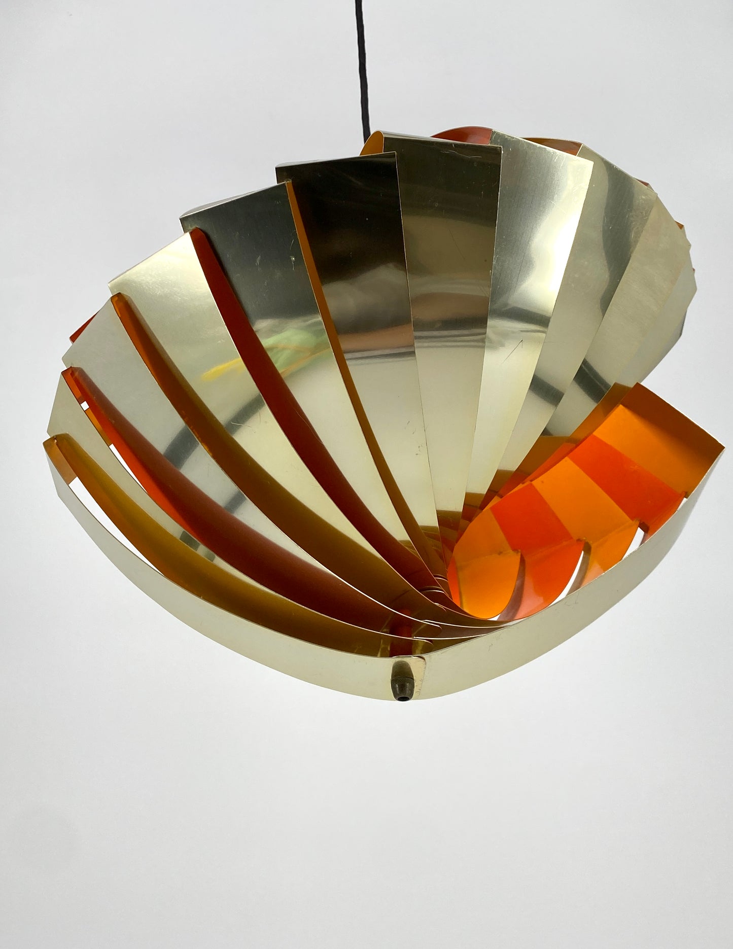 Deckenlampe "Konkylie" von Louis Weisdorf für Lyfa, Dänemark, 1960er Jahre