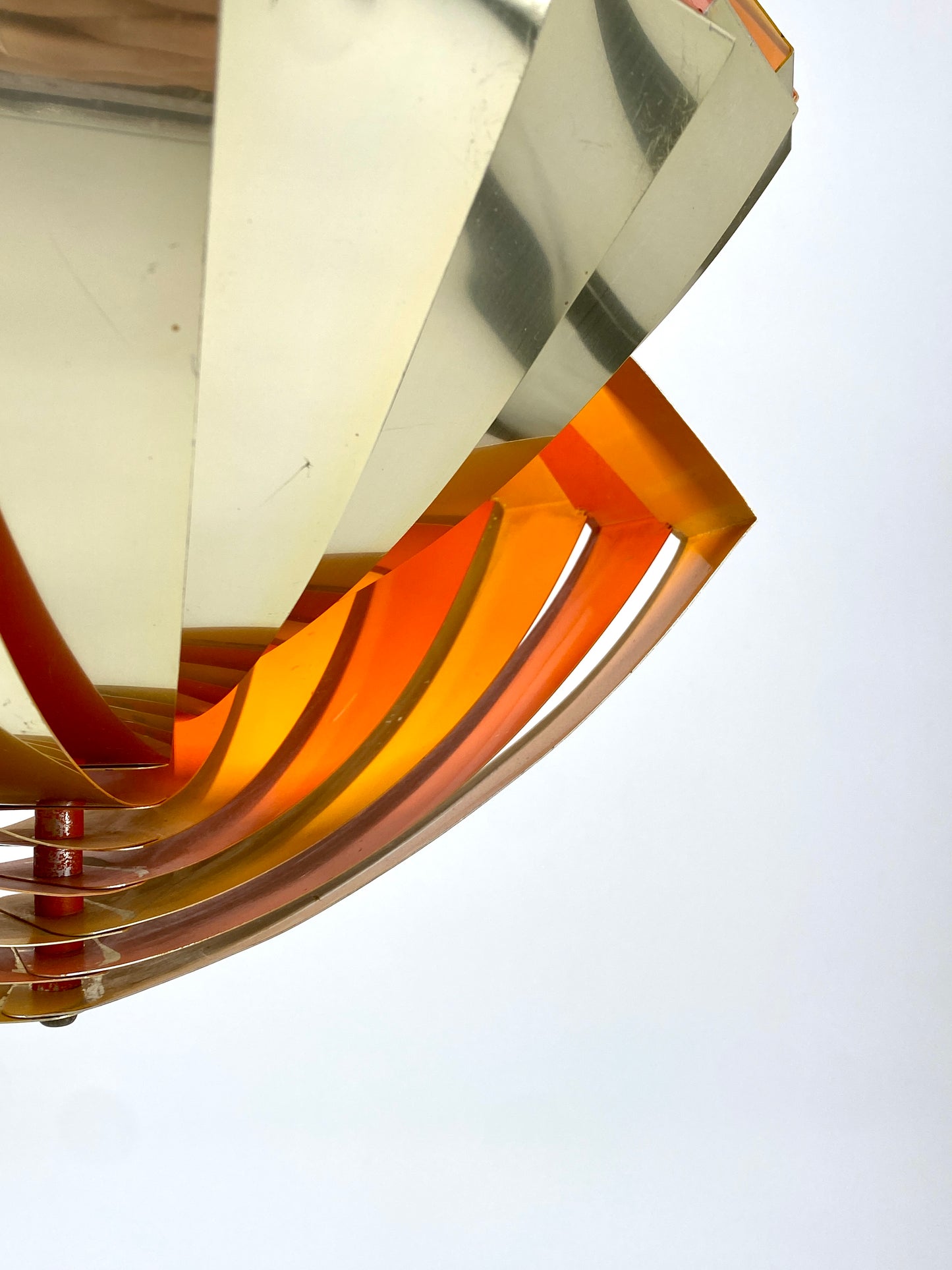 Deckenlampe "Konkylie" von Louis Weisdorf für Lyfa, Dänemark, 1960er Jahre