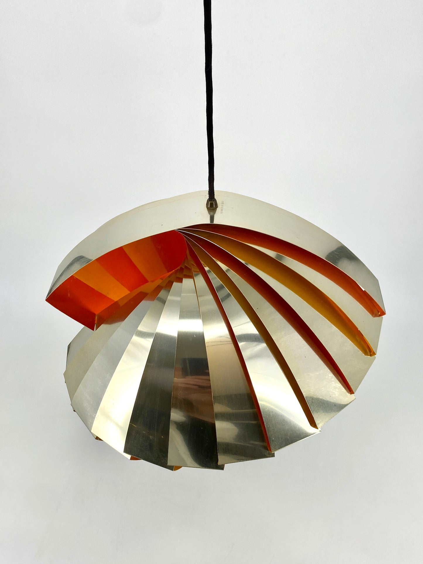 Deckenlampe "Konkylie" von Louis Weisdorf für Lyfa, Dänemark, 1960er Jahre