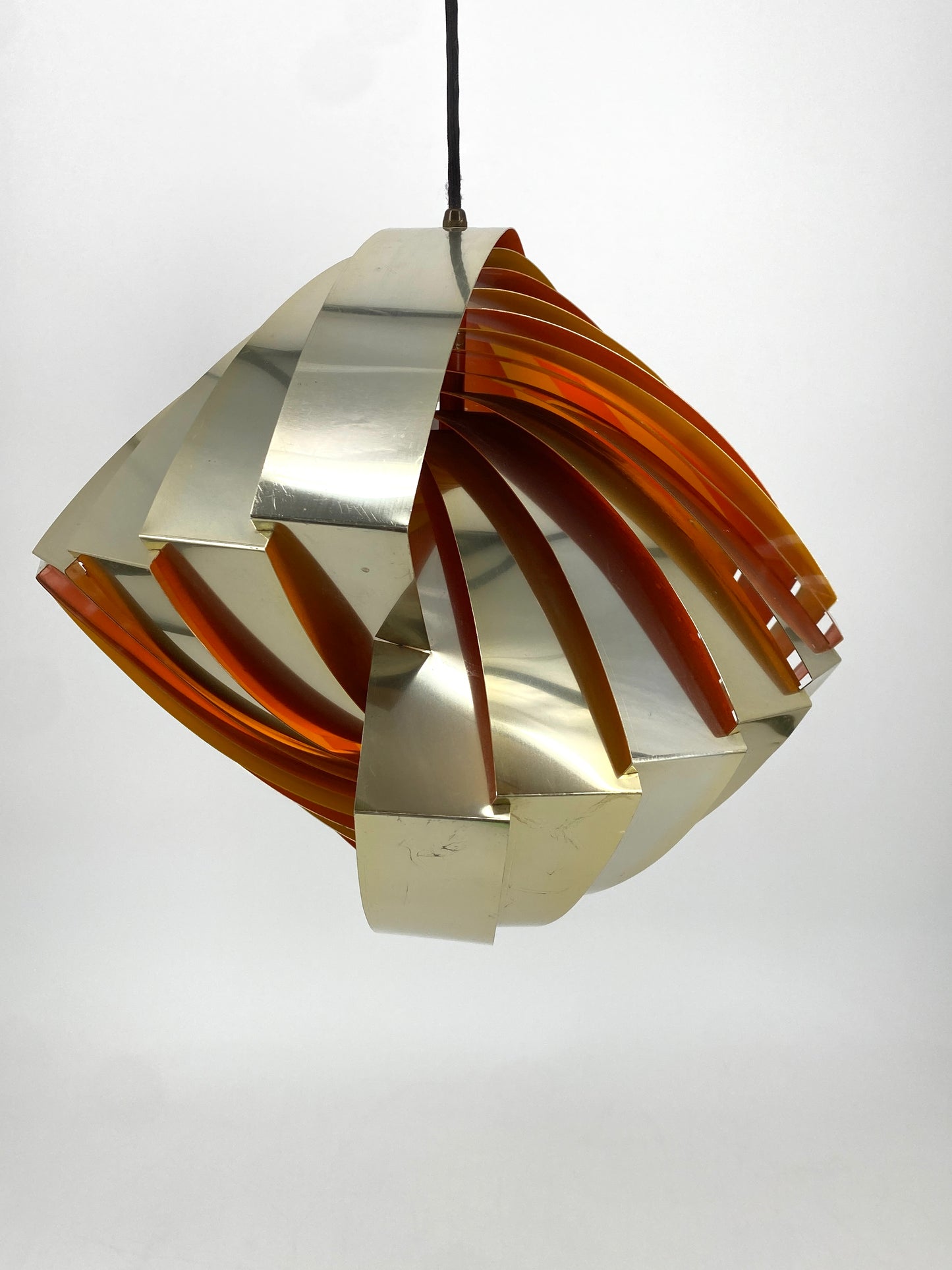 Deckenlampe "Konkylie" von Louis Weisdorf für Lyfa, Dänemark, 1960er Jahre