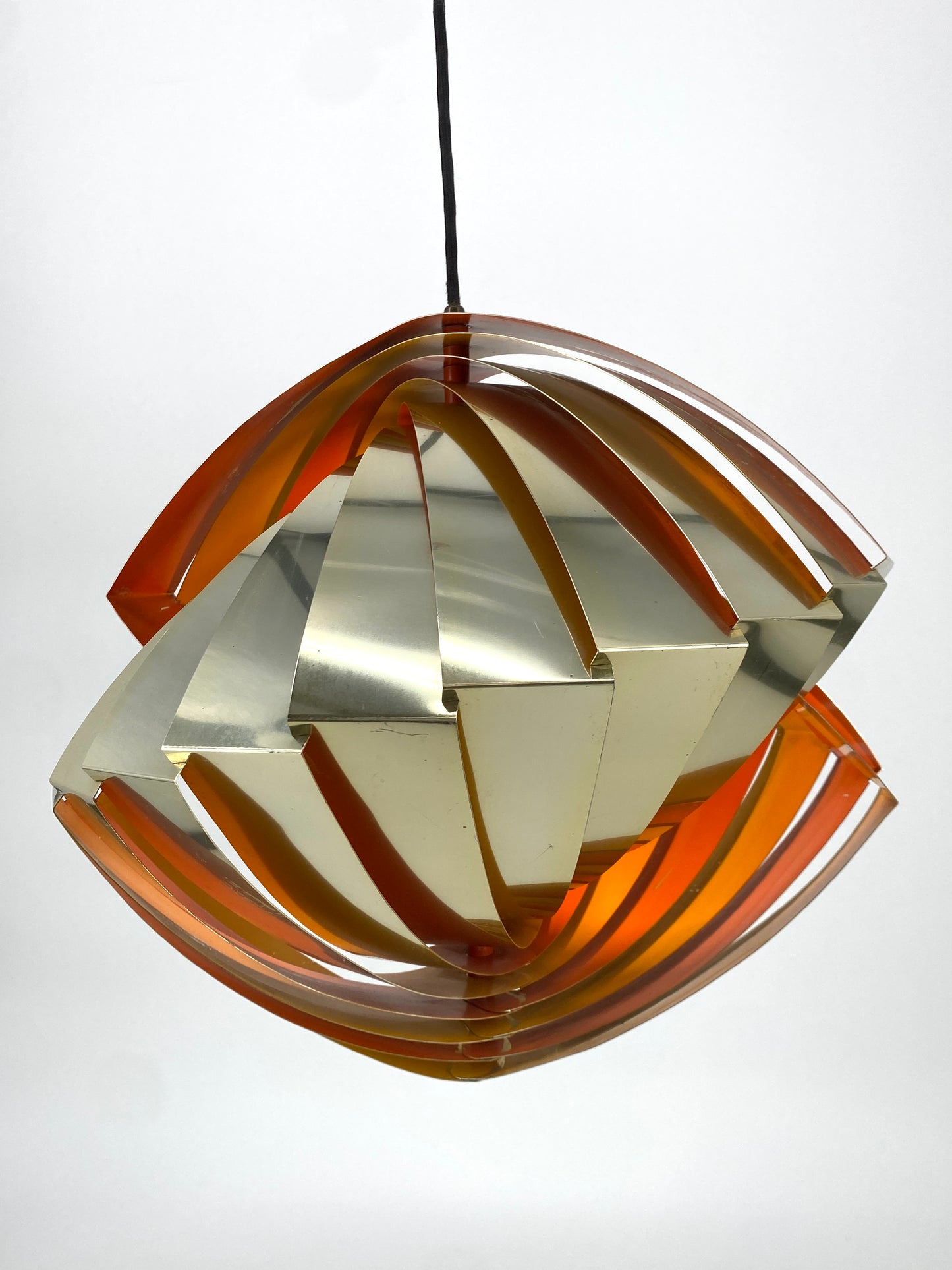 Deckenlampe "Konkylie" von Louis Weisdorf für Lyfa, Dänemark, 1960er Jahre