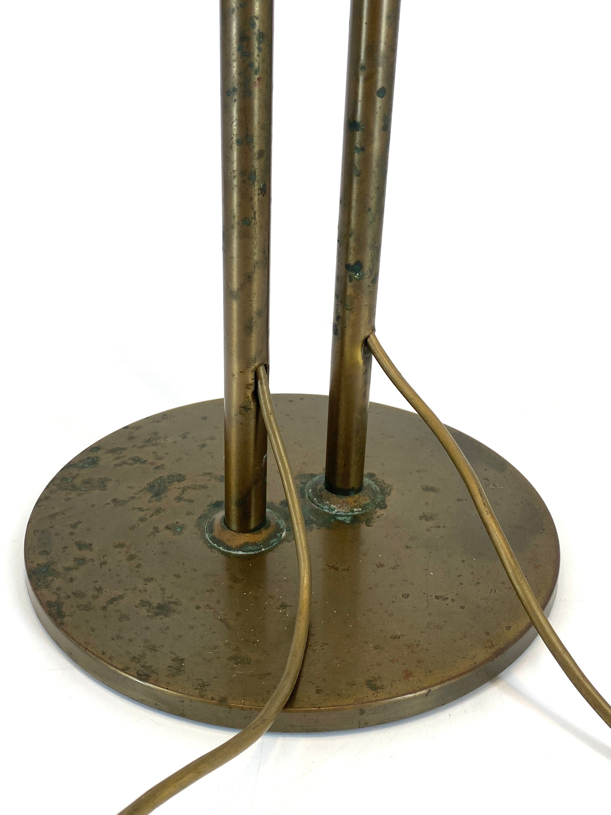 Stehlampe aus Messing "Modell 7454" Holtkötter Leuchten zugeschrieben, 1960er Jahre