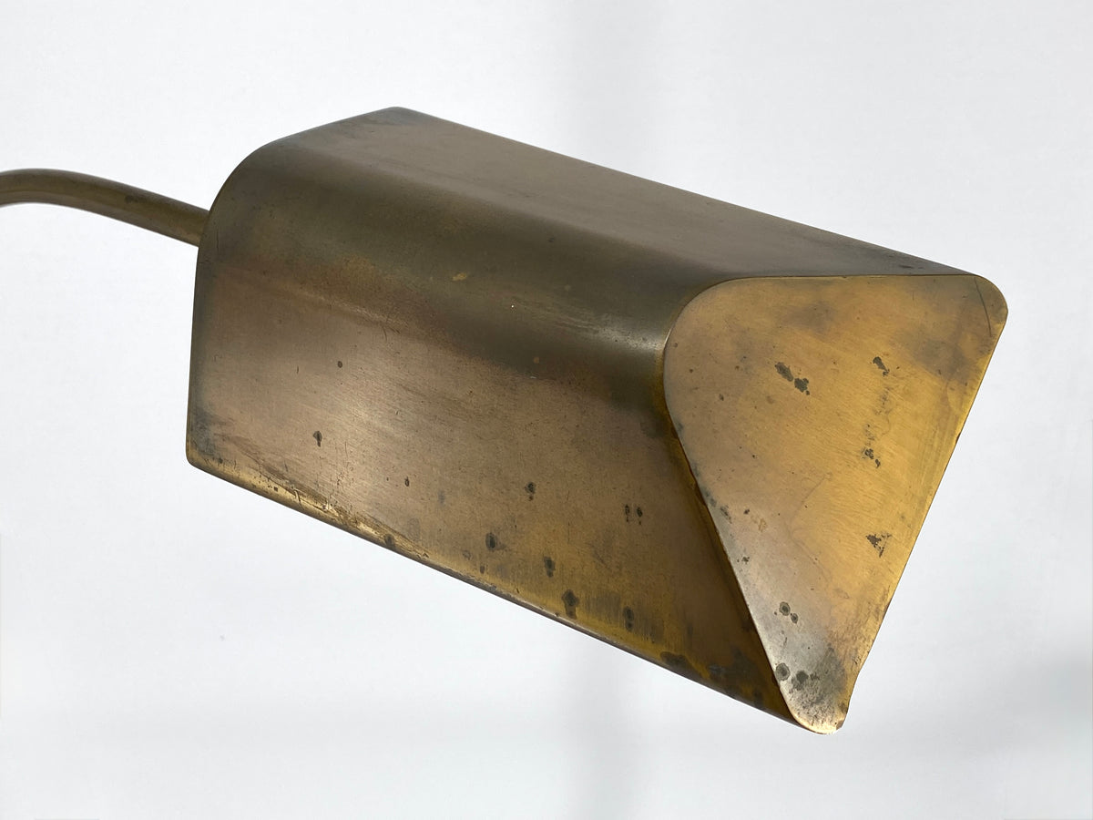 Stehlampe aus Messing "Modell 7454" Holtkötter Leuchten zugeschrieben, 1960er Jahre