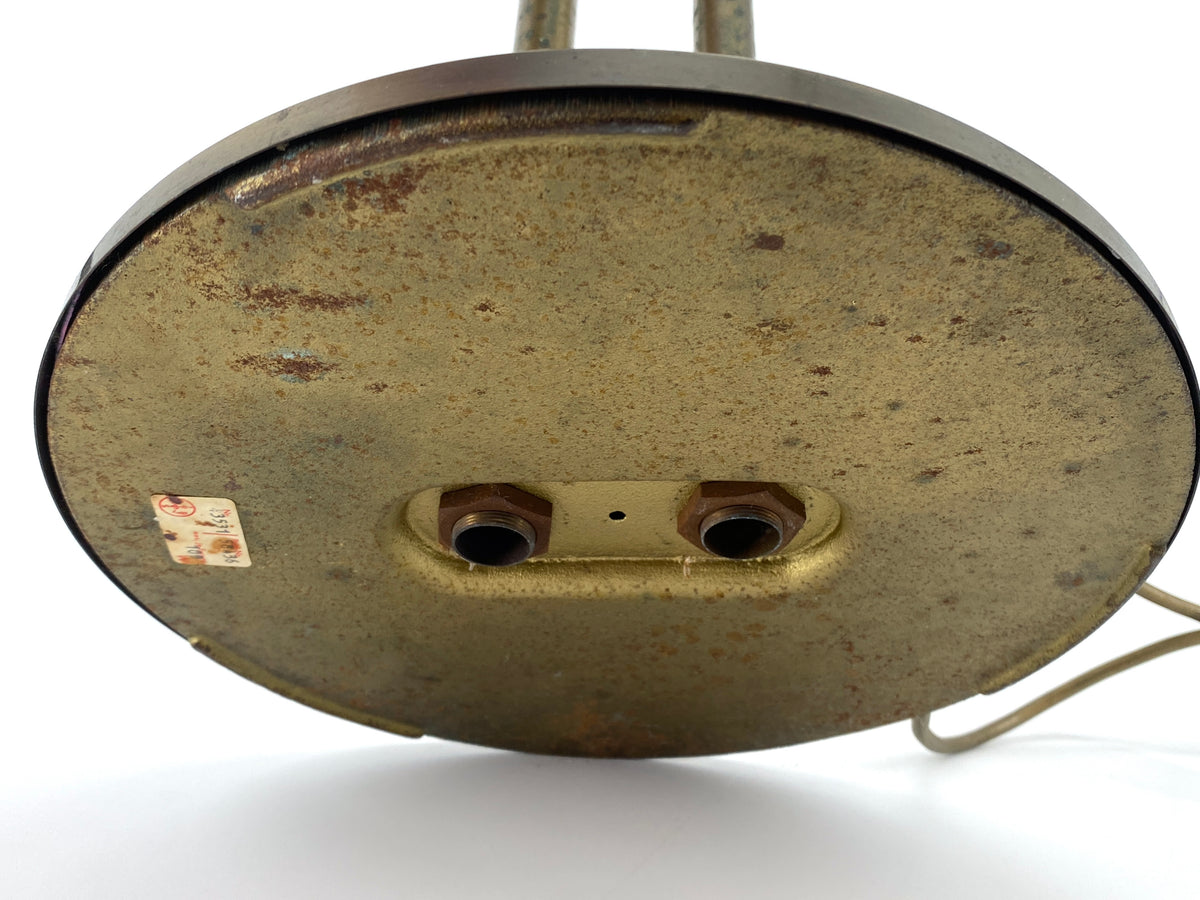 Stehlampe aus Messing "Modell 7454" Holtkötter Leuchten zugeschrieben, 1960er Jahre